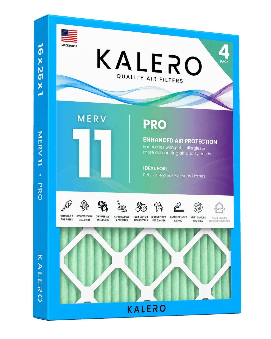 KALERO Pro, MERV 11 air filter