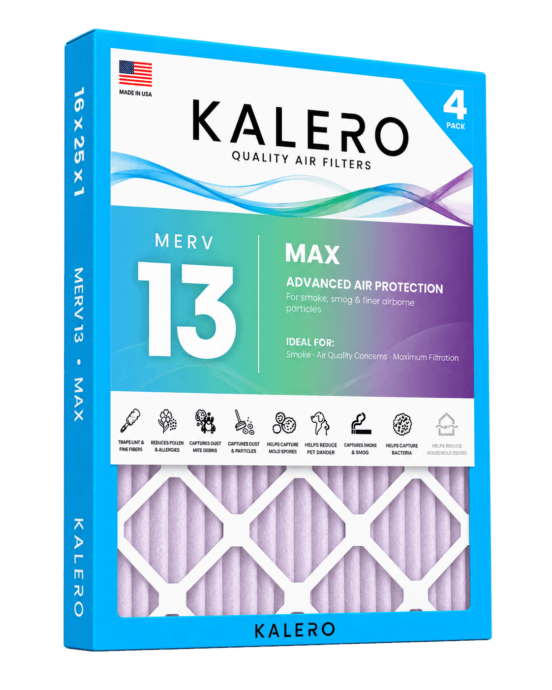 KALERO Max, MERV 13 air filter